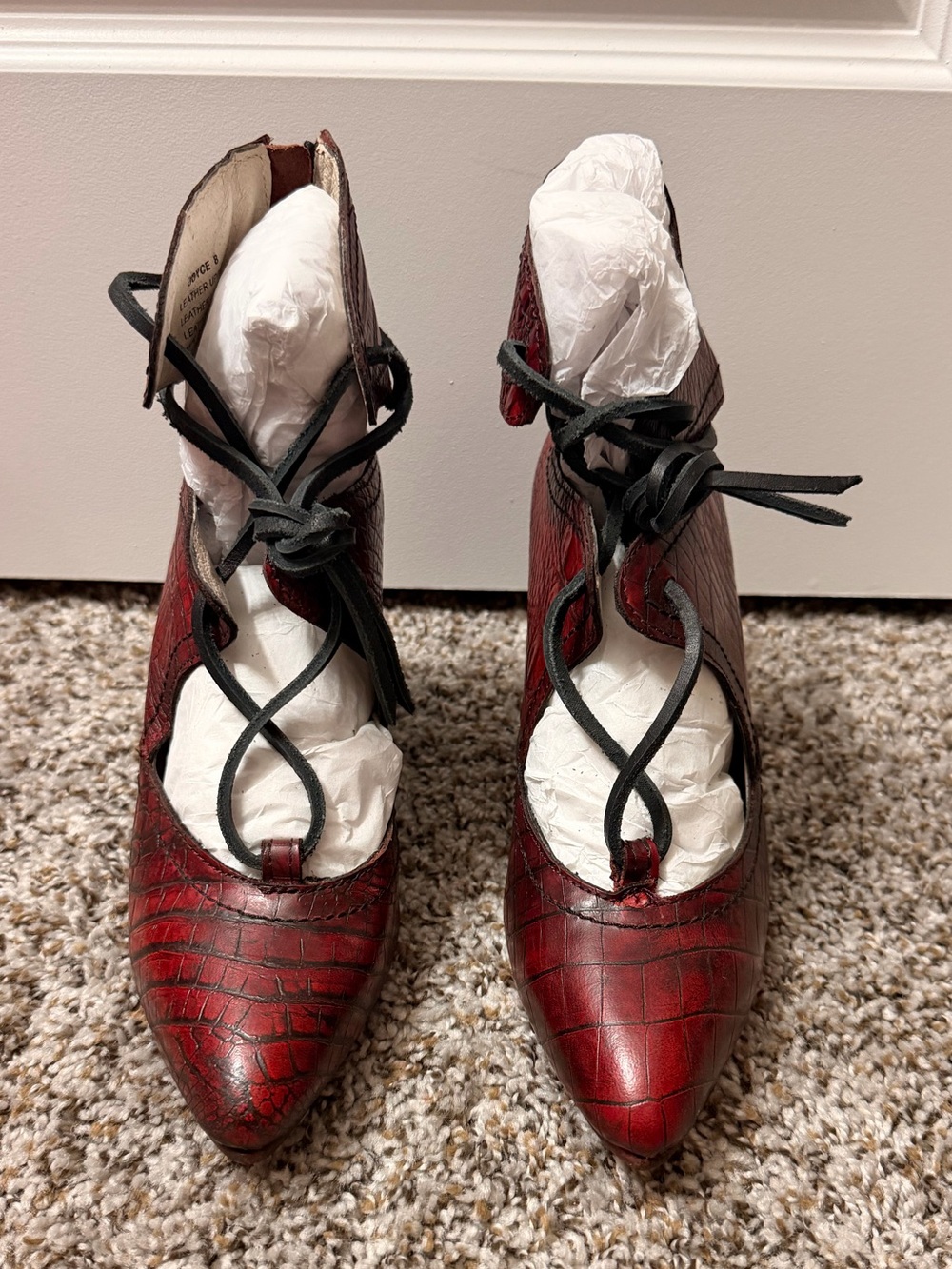 Red Croco Joyce - Picture 2 of 4